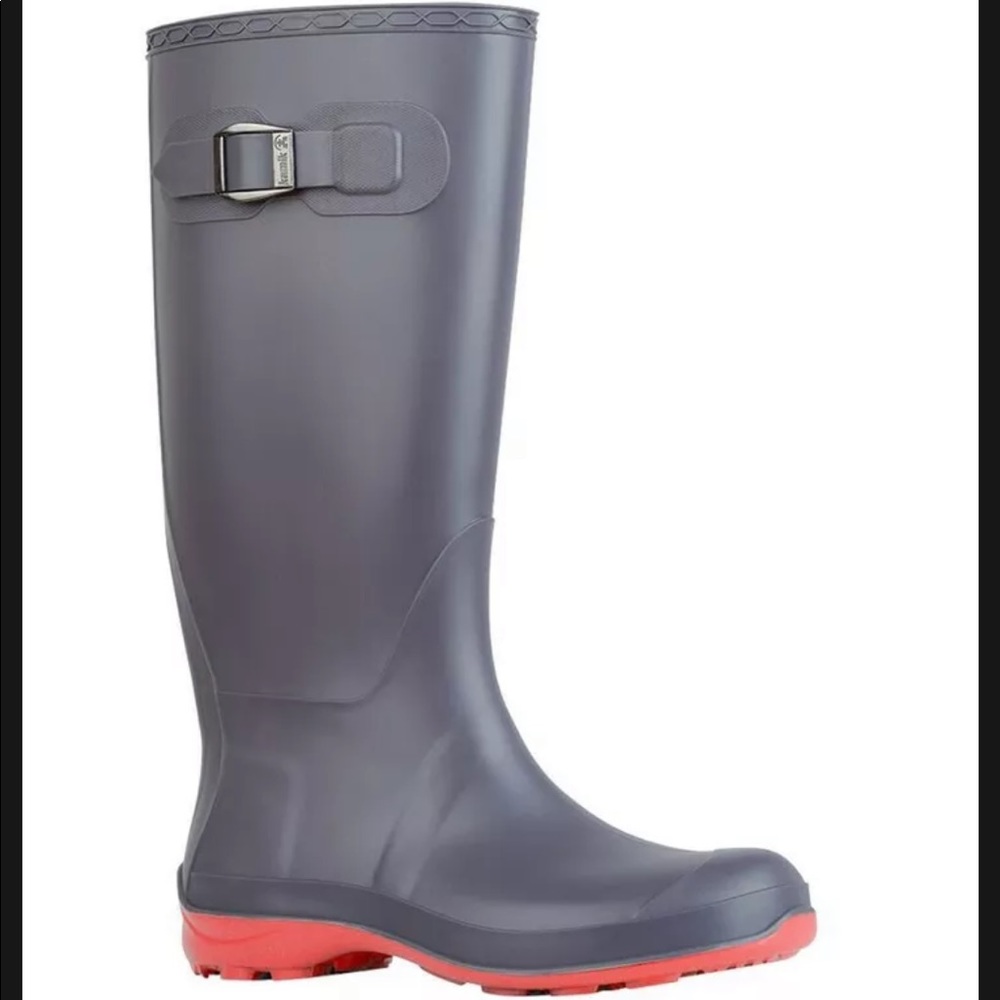 NEW Kamik Charcoal Gray Rain Boots Olivia Women's Sz 6 Waterproof